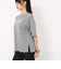 エルケクス（ELKEX）半袖 フロッキープリント ワイドTシャツ EKL5S10043 MGRY