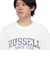 ラッセル（RUSSELL）アーチロゴ 半袖Tシャツ RBM25S0005 WHT