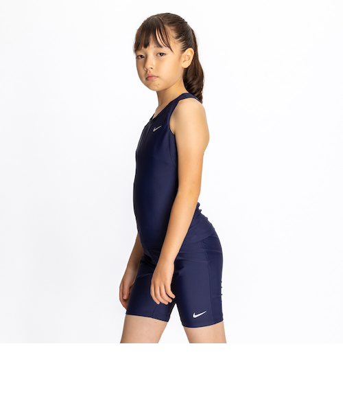 ナイキ（NIKE）スクール水着 ジュニア 女子 水泳 セパレーツ 紺