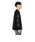エクストララージ（XLARGE）キャンパス ワッフル 長袖Tシャツ 101251011015-BLACK