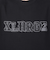 エクストララージ（XLARGE）キャンパス ワッフル 長袖Tシャツ 101251011015-BLACK