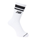 ニューバランス（new balance）靴下 ストライプ ミッドカーフソックス 3足組 白 M-LLサイズ LAS51243WK スト系 私服 新調 衣替え …
