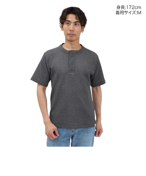 エルケクス（ELKEX）半袖 ワッフル HENLEY Tシャツ EKM5S10018