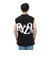 ライズ（RYZ）BACK TYPO ノースリーブTシャツ RZ10DD25SS0029 BLK