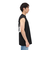 ライズ（RYZ）BACK TYPO ノースリーブTシャツ RZ10DD25SS0029 BLK