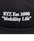 ライズ（RYZ）帽子 モビライロゴBBキャップ 黒 RZ20ST25SS0047 BLK ファッション おしゃれ スト系 カジュアル シンプル 外出 お出かけ