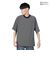 ヘルスニット（Healthknit）ナローボーダー ワイドクルーネック 半袖Tシャツ 51033 BLK/NAT