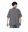 ヘルスニット（Healthknit）ナローボーダー ワイドクルーネック 半袖Tシャツ 51033 BLK/NAT