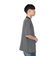 ヘルスニット（Healthknit）ナローボーダー ワイドクルーネック 半袖Tシャツ 51033 BLK/NAT