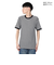 ヘルスニット（Healthknit）ベーシックワッフル クルーネック 半袖Tシャツ ボーダー 602S BLK/OFF