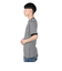 ヘルスニット（Healthknit）ベーシックワッフル クルーネック 半袖Tシャツ ボーダー 602S BLK/OFF