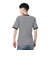 ヘルスニット（Healthknit）ベーシックワッフル クルーネック 半袖Tシャツ ボーダー 602S BLK/OFF
