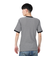 ヘルスニット（Healthknit）ベーシックワッフル クルーネック 半袖Tシャツ ボーダー 602S BLK/OFF