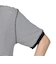 ヘルスニット（Healthknit）ベーシックワッフル クルーネック 半袖Tシャツ ボーダー 602S BLK/OFF