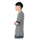 ヘルスニット（Healthknit）ベーシックワッフル ヘンリーネック 半袖Tシャツ 601S BLK/OFF