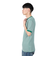 ヘルスニット（Healthknit）ベーシックワッフル ヘンリーネック 半袖Tシャツ 601S GRN/OFF