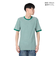 ヘルスニット（Healthknit）ベーシックワッフル クルーネック 半袖Tシャツ ボーダー 602S GRN/OFF