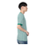 ヘルスニット（Healthknit）ベーシックワッフル クルーネック 半袖Tシャツ ボーダー 602S GRN/OFF