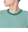 ヘルスニット（Healthknit）ベーシックワッフル クルーネック 半袖Tシャツ ボーダー 602S GRN/OFF