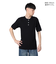 ヘルスニット（Healthknit）ベーシックワッフル ヘンリーネック 半袖Tシャツ 601S BLK