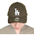 ニューエラ（NEW ERA）帽子 キャップ 940 ロサンゼルス・ドジャース WALNUT 茶色 Mサイズ 14667903 シンプル カジュアル おしゃれ