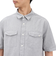 エルケクス（ELKEX）半袖 ダンガリーシャツ EKM5S10022 GRY