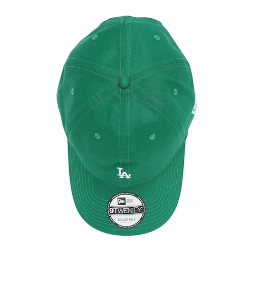新品未使用 JURGEN LEHL カシミヤ100% 緑色 キャップ ニューエラ（NEW ERA）帽子 キャップ 920 ミニロゴ ロサンゼルス