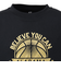 ラッセル（RUSSELL）ジュニア バスケットボールウェア 半袖 FOIL プリント Tシャツ RBBJ25S015 BLK