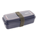 サーモス（THERMOS）ランチボックス 紺  600ml DJO-600 NVY 1段弁当 食洗器対応 電子レンジ対応 弁当箱 ベルト付き 仕切り 箸付き …