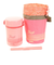 サーモス（THERMOS）ステンレスランチジャー  ピンク JBC-801 CP 保温 食洗器対応 電子レンジ対応 スープ容器 真空2重構造 軽量 コンパクト…