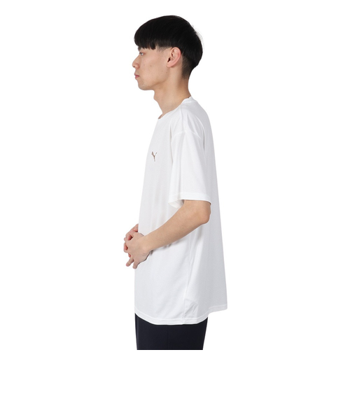 プーマ（PUMA）ドライプラス AOP ロゴ Tシャツ 527820 02 WHT