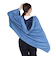 UPF50 冷感ジャンボポンチョ 青 4623 紫外線対策 日焼け対策 熱中症予防 冷感 洗濯可 クールダウン フード付き
