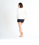 ロキシー（ROXY）フィットネス水着 レディース 水泳 STOP THE DROPS 白 M-Lサイズ 25SPRSW251502WHT ３ピースセット 長袖…