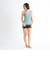 ロキシー（ROXY）フィットネス水着 レディース 水泳 STOP THE DROPS 白 M-Lサイズ 25SPRSW251502WHT ３ピースセット 長袖…