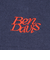 ベンデイビス（BEN DAVIS）ドローコード付 ヘビーウェイト 半袖Tシャツ 胸ロゴ 25580004-NVY