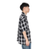 オンブレー チェック 半袖シャツ 25555002-BLK