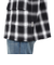 オンブレー チェック 半袖シャツ 25555002-BLK