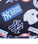 エムエルビー（MLB）リュック イーカム 総柄キッズリュック 紺 YK-MBBKM22/NAVY B5サイズ収納可 シンプル おしゃれ カジュアル
