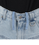 ダブルニーダメージデニムショーツ 25155001-BLU