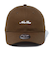 ニューエラ（NEW ERA）帽子 ジュニア キャップ 920 スクリプトロゴ 茶色 14524559 サイズ調整可 ファッション カジュアル ウォッシュ加工 …