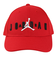 帽子 ジュニア キャップ JAN HBR STRAPBACK 赤 53cm 9A0710-R78 スポーツキャップ 暑さ対策 日差し対策 サイズ調整可 子供