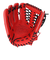 ミズノ（MIZUNO）軟式 グラブ 外野手用 野球グローブ 一般 ウィルドライブ レッド IBE 左投用 1AJGR32807 7009H