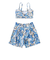 ロキシー（ROXY）水着 3点セット ラッシュTシャツ付き ジュニア MINI ARTSY FLORAL 25SPTSW251102OWT