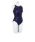 ミズノ（MIZUNO）競泳水着 レディース 水泳 ACEローカット 紫 S-LLサイズ N2MAC74468 競泳用 競技用 練習用 トレーニング 撥水