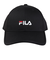 フィラ（FILA）帽子 TCキャップ 黒 24001300101980 手洗い可 吸汗速乾 日焼け対策 日差し対策 お出かけ シンプル ファッション ロゴ