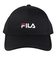 フィラ（FILA）帽子 TCキャップ 黒 24001300101980 手洗い可 吸汗速乾 日焼け対策 日差し対策 お出かけ シンプル ファッション ロゴ