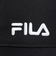 フィラ（FILA）帽子 TCライトメッシュキャップ 黒 25001300301980 手洗い可 幅広つば 吸汗速乾 日焼け対策 日差し対策 シンプル