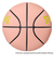 スポルディング（SPALDING）バスケットボール 7号球 パトリックスター ピンク コンポジット 77-913J