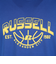 ラッセル（RUSSELL）バスケットボールウェア BALL 半袖Tシャツ RBB25S0001 BLU