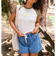 ロキシー（ROXY）半袖Tシャツ チビT 丈短め ラグラン SUN OVER 25SURST252041KHA